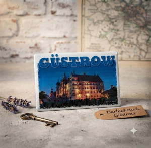 Magnet "Güstrower Schloss bei Nacht"