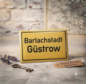 Magnet „Straßenschild Barlachstadt Güstrow“